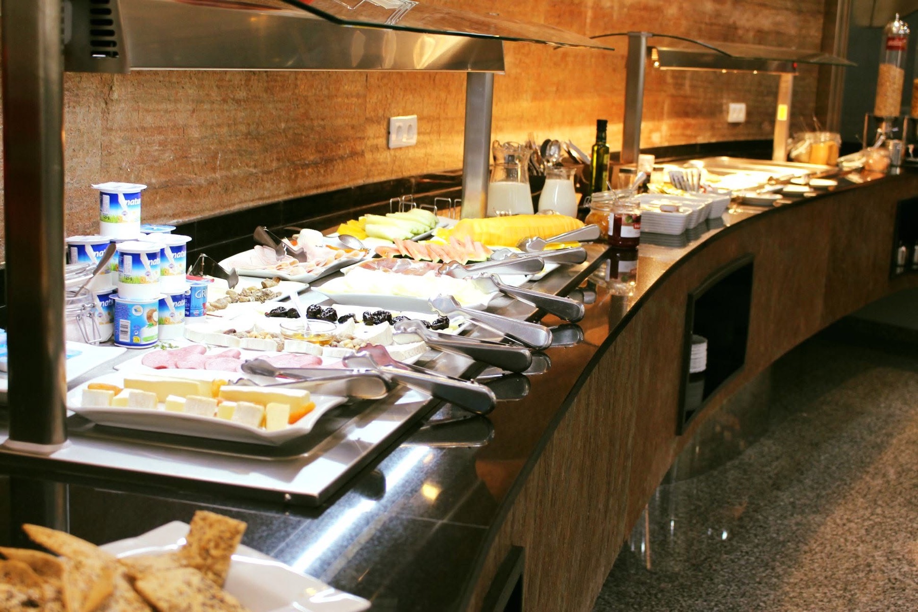 Buffet de desayuno de Hotel El Galeón