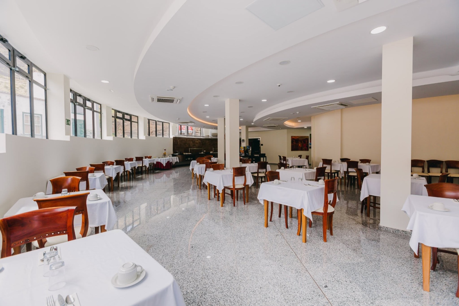 Comedor de desayuno de Hotel El Galeón